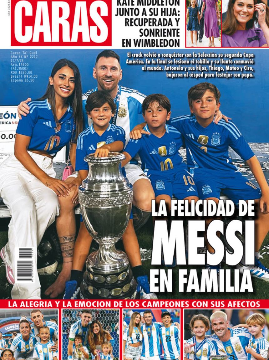 Leo Messi en familia