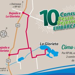 Juancho está ubicada a unos 430 km de Buenos Aires, con una superficie de 1800 hectáreas en su caudal normal. 