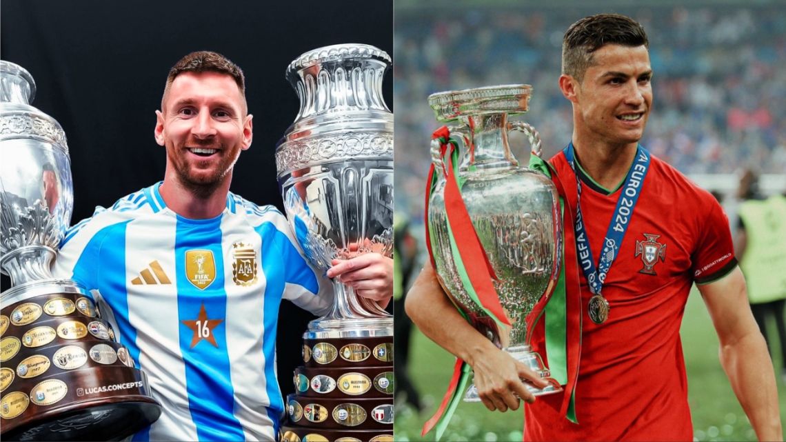 Messi vs. Cristiano Ronaldo: cuántos títulos le saca de ventaja el