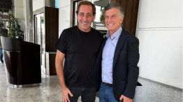 Julio Garro con Mauricio Macri