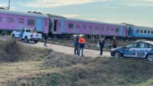 Un tren arrolló un auto en Mar del Plata 20240717