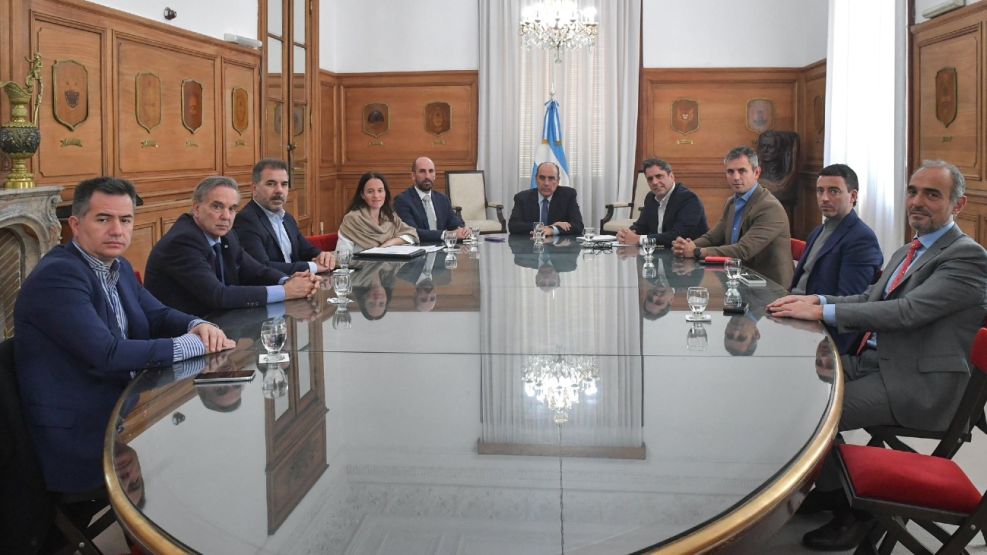 20240718 Guillermo Francos se reunió con los jefes de bloque 'dialoguistas' en Casa Rosada