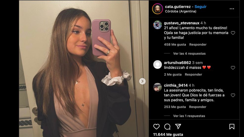 Catalina Gutiérrez, la influencer hallada muerta en su auto