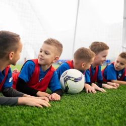 Niños futbolistas