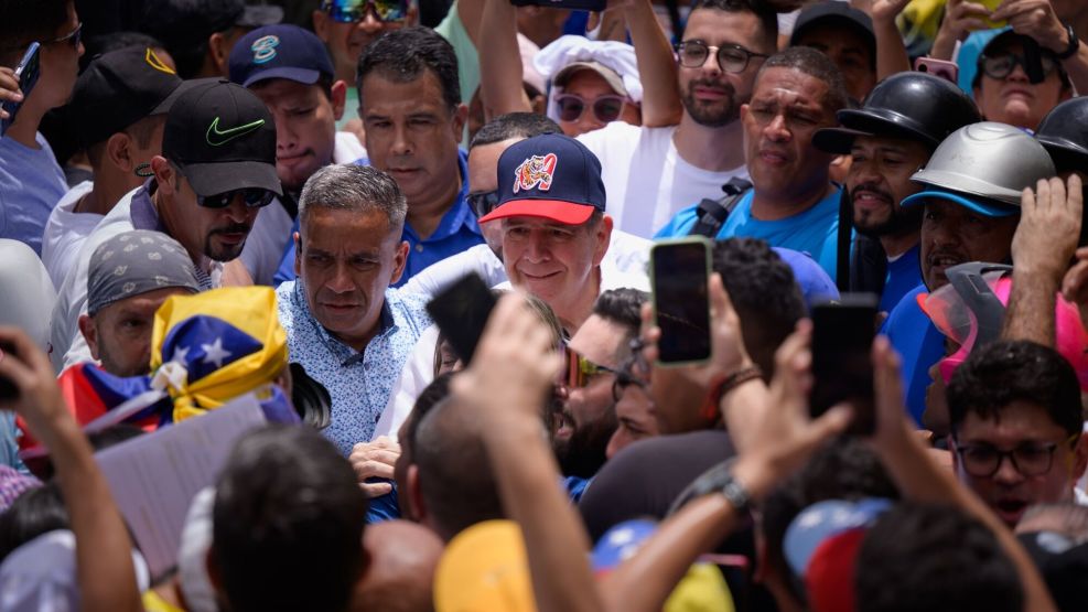 Opposition Candidate Edmundo Gonzalez Holds Rally With Maria Corina Machado