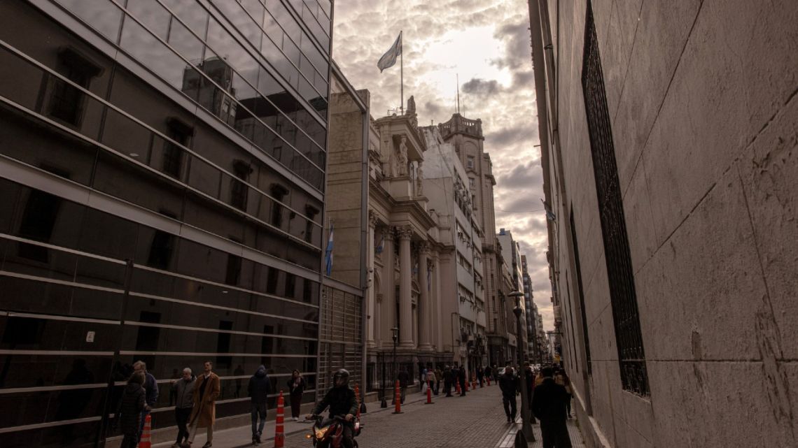 The Central Bank of Argentina in Buenos Aires on Monday, June 24, 2024. 