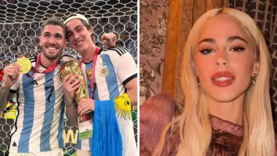 Rodrigo De Paul fue acompañado del hermano de Tini Stoessel a un reconocido boliche