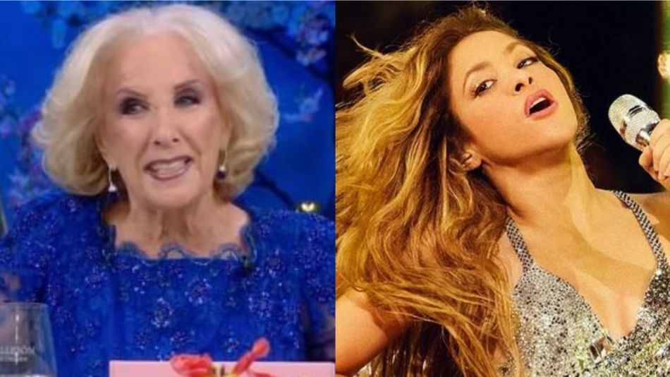 Mirtha Legrand y Shakira