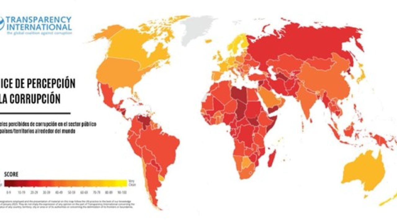 Índice de Transparencia Internacional | Foto:Transparency International