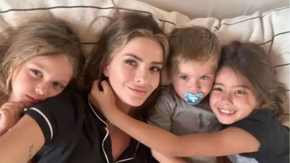 El tierno video que compartió la China Suárez junto a sus hijos