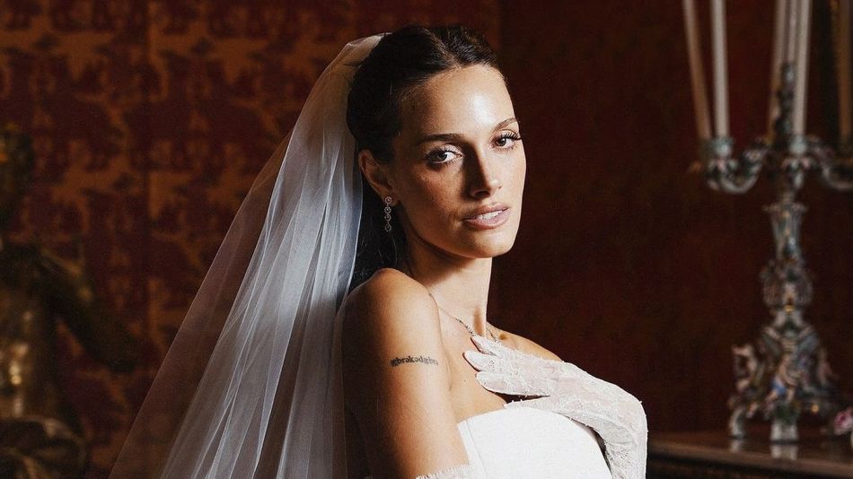 ORIANA SABATINI LUCIÓ UN VESTIDO DE DOLCE & GABBANA PARA SU BODA