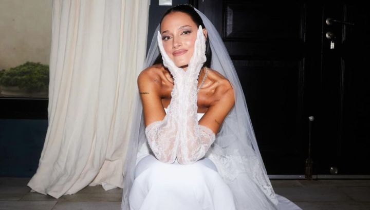 Cuánto costó el vestido de novia de Oriana Sabatini en el casamiento con Paulo Dybala
