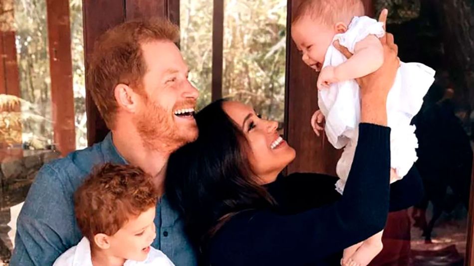 Meghan Markle, el Príncipe Harry e hijos 