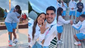 Juegos Olímpicos 2024: el video de la romántica propuesta de casamiento de Pablo Simonet a Pilar Campoy en París