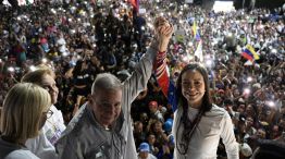 Cierre de campaña de Edmundo Gonzalez Urrutia en Venezuela