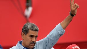 Cierre de campaña de Nicolás Maduro en Venezuela