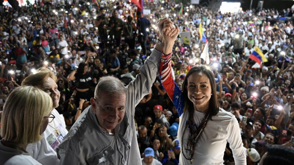 Cierre de campaña de Edmundo Gonzalez Urrutia en Venezuela