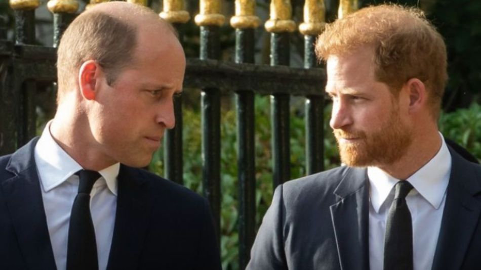 El príncipe William y Harry