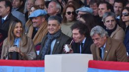 El presidente Milei, en la inauguración de la Exposición Rural en Palermo.