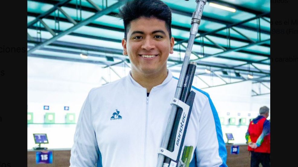 Julián Gutiérrez se metió en la final de tiro de rifle de aire en 10 metros, una hazaña histórica para ese deporte nacional.