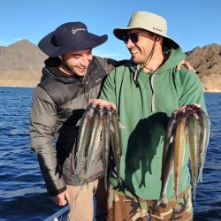 Los pescadores saben que en los diques de la provincia de San Juan pueden encontrar capturas sobresalientes. 