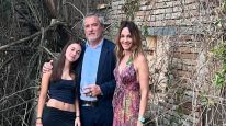 Vero Lozano, Corcho Rodríguez y su hija Antonia