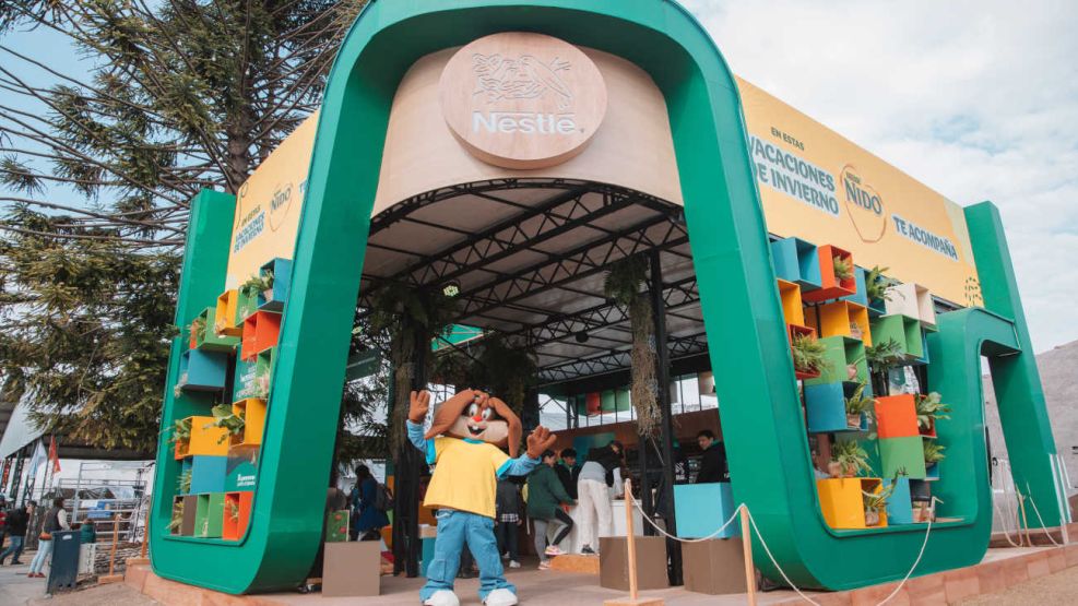 Así fue el stand de Nestlé en La Rural 