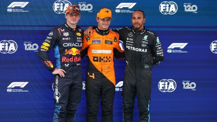 Verstappen, Norris, Hamilton: fiel a su estilo, el primero superó los límites con ambos…