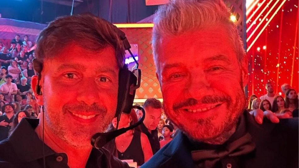 Fede Hoppe y Marcelo Tinelli