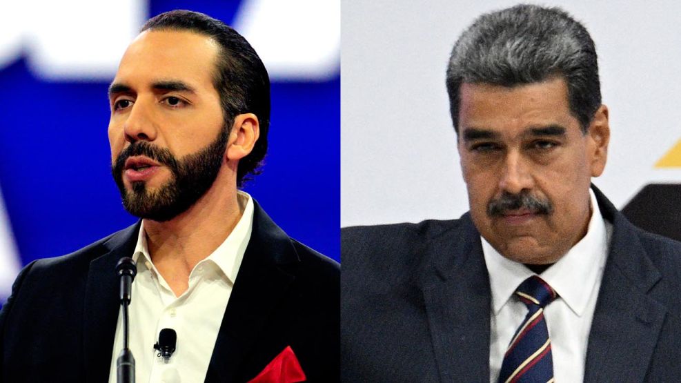 Nayib Bukele y Nicolás Maduro