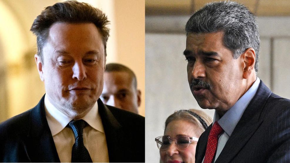 Nicolás Maduro y Elon Musk