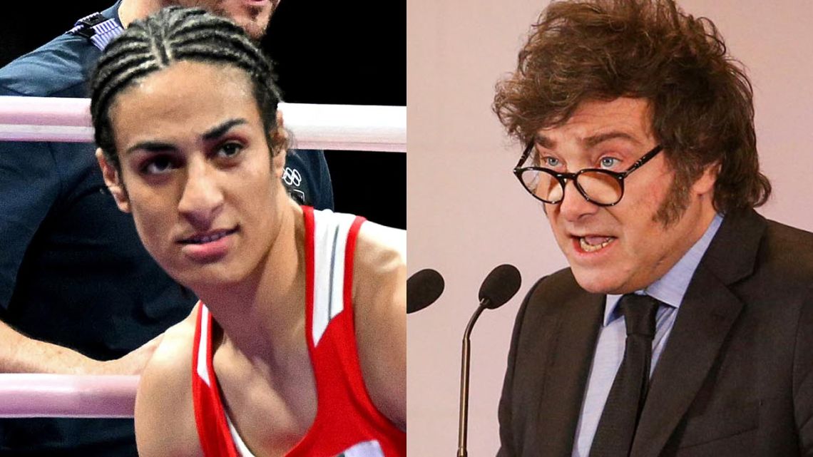 Javier Milei criticó a los "boluprogres" por la inclusión de la boxeadora argelina Imane Khelif en los Juegos Olímpicos 2024