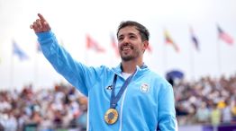 José El Maligno Torres con la medalla de Oro en París 2024