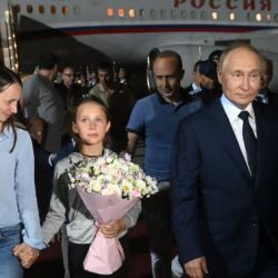 Vladimir Putin y la familia Dultsev | Foto:CEDOC