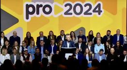 Mauricio Macri en el relanzamiento del PRO