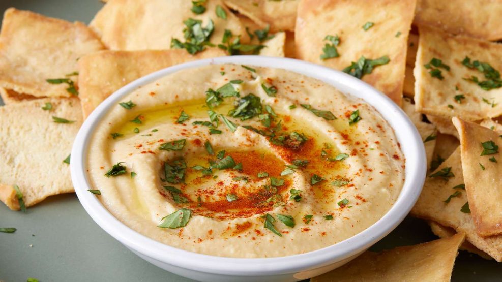 El hummus es una pasta de garbanzos altamente nutritivo.  