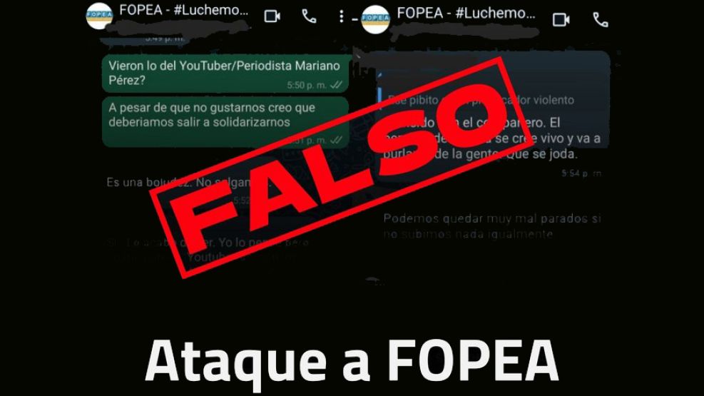 FOPEA denunció al tuitero oficialista Daniel Parisini por hostigamiento digital. 