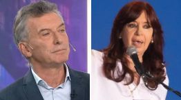 Mauricio Macri y Cristina Kirchner.