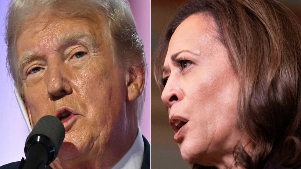 Donald Trump y Kamala Harris 20240805