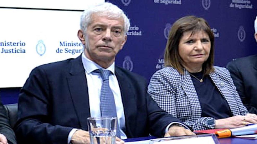 Mariano Cuneo Libarona con Patricia Bullrich 20240805