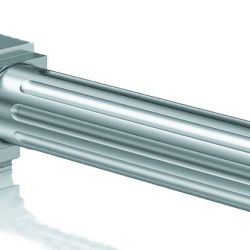 Técnicamente el calibre en forma correcta se mide entre los bajorrelieves diametralmente opuestos.