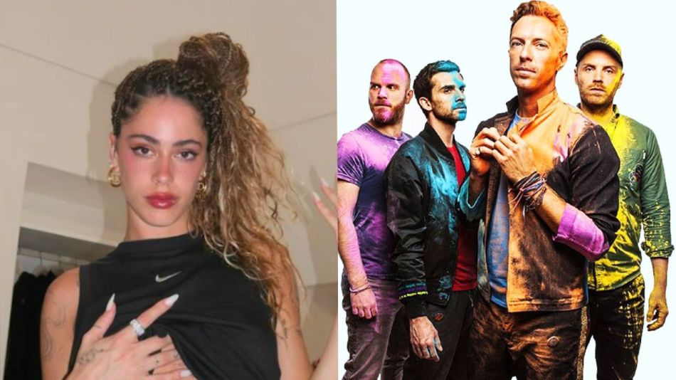 Tini Stoessel y Coldplay