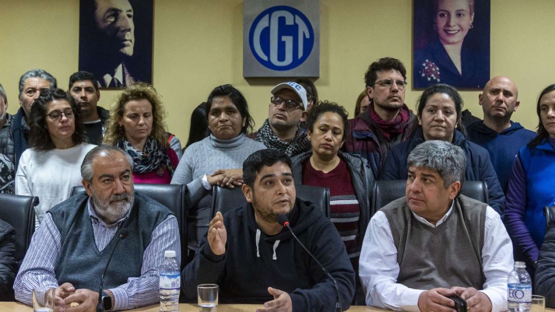 The General Union mobilizes massively for San Cayetano, re-intensifying its struggle with the government