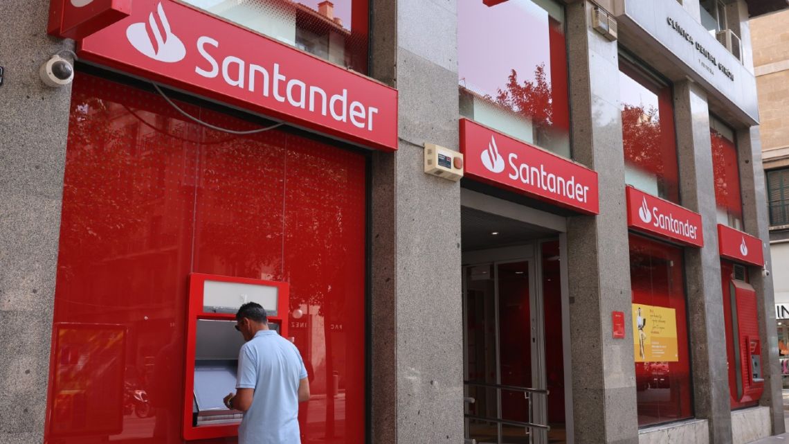 Santander bank.