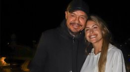Marcelo Tinelli y Milett Figueroa