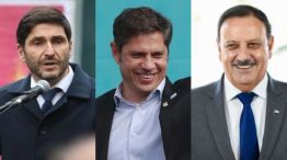 Maximiliano Pullaro, Axel Kicillof y Ricardo Quintela 20240808