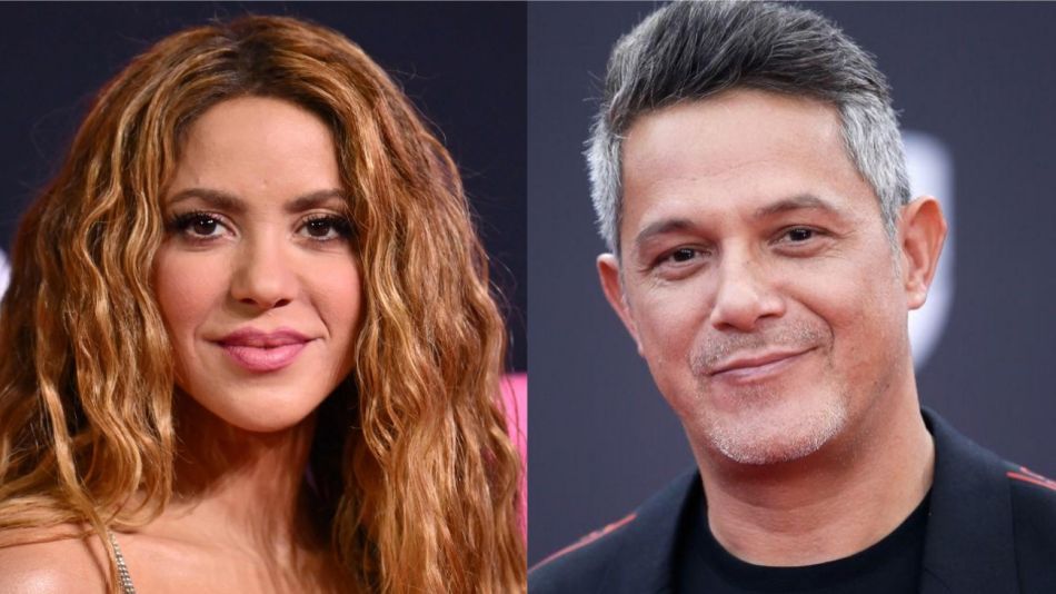 Shakira y Alejandro Sanz