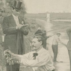 Los JJOO de París 1900 tuvieron al Sena como eje de la natación, el waterpolo, y, por primera y única vez en la historia, pesca deportiva.
