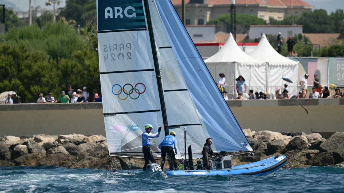 Silver medal in Sailing.