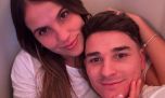 Emilia Ferrero y Julián Álvarez mostraron por primera vez la carita de su bebé 